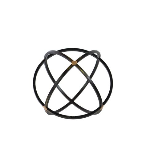 Metal Orb Sphere Design (3 Circles) Black - Medium - Walmart.com