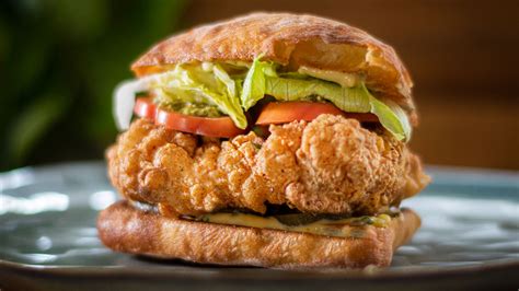 Crispy Fried Chicken Burger - Easy Meals with Video Recipes by Chef Joel Mielle - RECIPE30