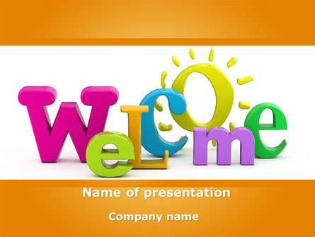 Welcome Presentation Template for PowerPoint and Keynote | PPT Star