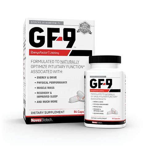 GF-9-84 Count - HGH Boosting Supplements for Men - Human Growth Hormone Booster for Men - HGH ...