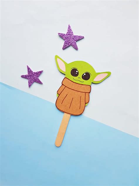 Adorable Baby Yoda Craft - Big Family Blessings