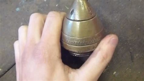 How to clean a WW1 artillery shell fuse- and any other brass! - YouTube