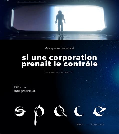 Space Typography on Behance