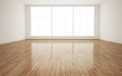 bright interior empty room 3d render - WoodFloorDoctor.com