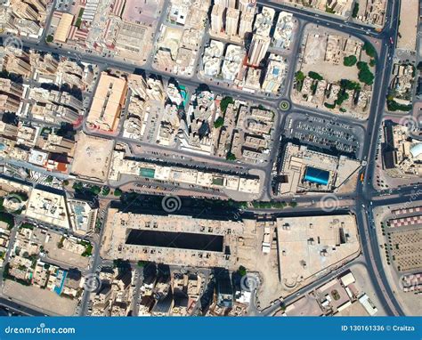 Aerial View of the Urban Architecture of Salmiya City Kuwait Stock ...