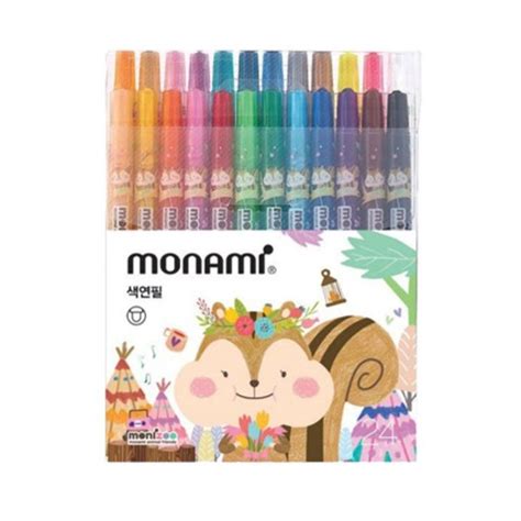 Cheap Monami Plastic Twist Up Crayons Color Pencils, Assorted Colors ...