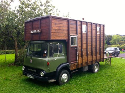 CONVERTED BEDFORD TK HORSEBOX, WOODEN BODY, WOODBURNER, RUSTIC BESPOKE ...