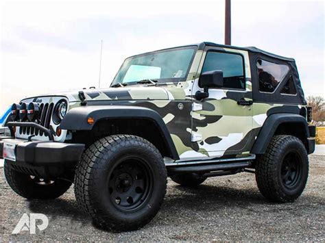 Camo Jeep Vehicle Wrap - Absolute Perfection Baltimore, Md