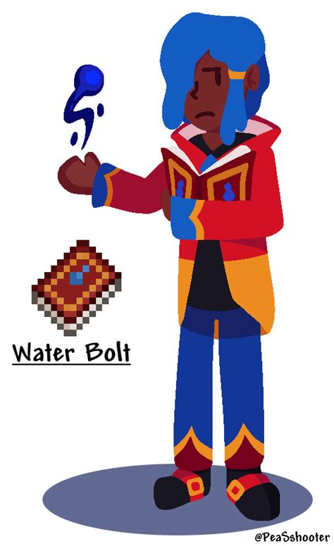 Humanized Water Bolt because why not : r/Terraria