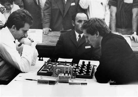 The Match of the Century: Bobby Fischer vs. Boris Spassky, Reykjavik, Iceland, 1972 : r/IconicImages