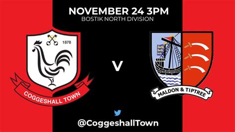 Match Preview - Maldon & Tiptree - Coggeshall Town Football Club