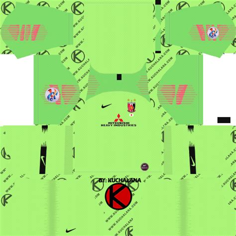 Urawa Red Diamonds 浦和レッドダイヤモンズ kits 2019 - Dream League Soccer Kits - Kuchalana