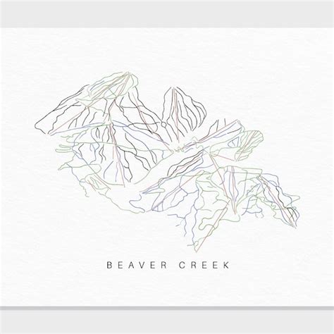 Mountain Creek Trail Map - Etsy