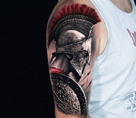 Spartan warrior tattoo by A.d. Pancho | Photo 31418