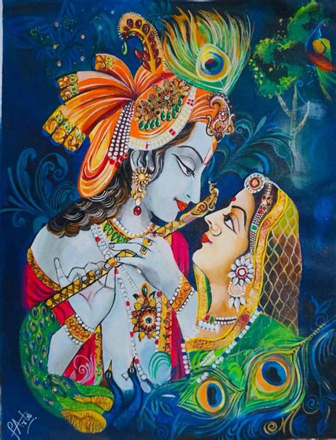 Radha Krishna Love Paintings Hd