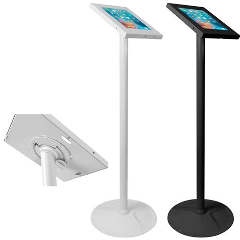 Brateck PAD12-02series Steel iPad Kiosk/ Security Floor Stand for iPad ...