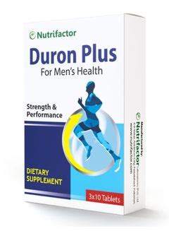 Nutrifactor Duron Plus - Dietary Supplement for Stamina & Performance ...