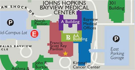 Johns Hopkins Bayview Campus Map