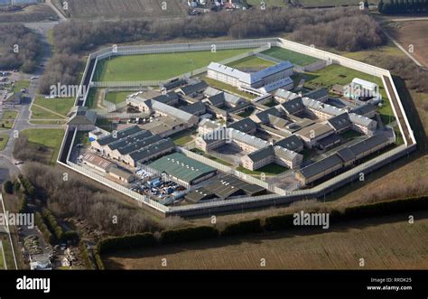 aerial view of HMP Moorland near Hatfield, Doncaster Stock Photo - Alamy