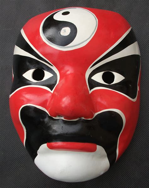 Japanese Kabuki Noh Theatre Mask Traditional Folk Art Hand