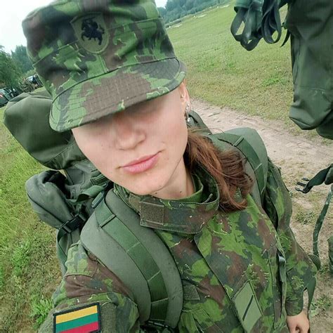 Lithuanian 🇱🇹female Army Soldier Female Army Soldier, Lithuanian, Military Jacket, Jackets ...