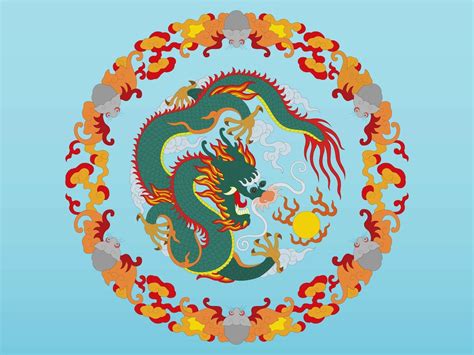 Chinese Dragon Vector Art & Graphics | freevector.com