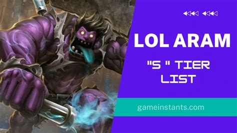 LoL ARAM Tier List Best Champs (2024) - Gameinstants