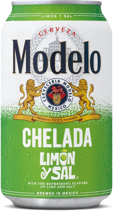 Modelo Chelada Limon y Sal Mexican Import Flavored Beer Can 1212 pkoz ...