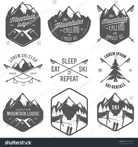 356 Vintage ski lodge Images, Stock Photos & Vectors | Shutterstock