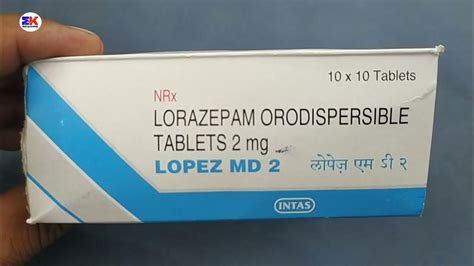 Lopez MD 2mg Tablet | Lorazepam Ordispersible Tablet | Lopez MD 2 ...