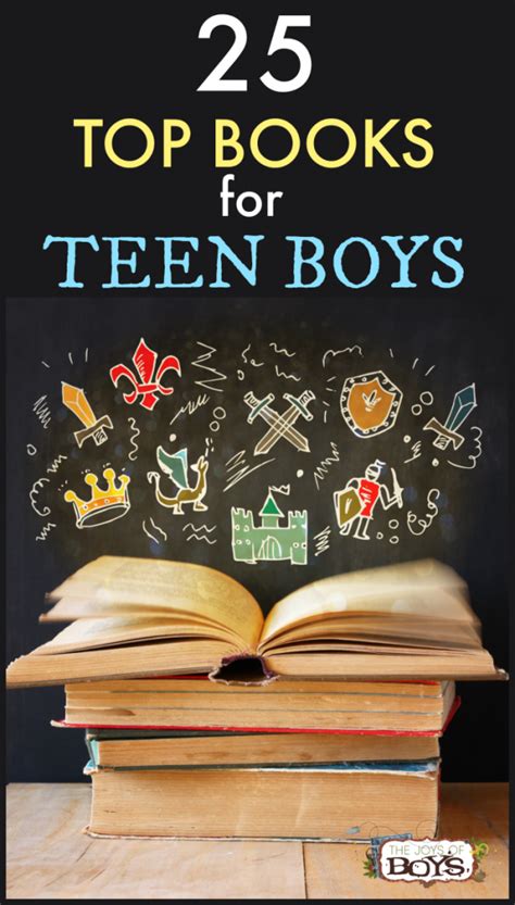 25 of the Best Books for Teen Boys - The Joys of Boys