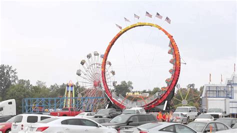 Fireball Ride at the 2016 Warren County A&L Fair - YouTube