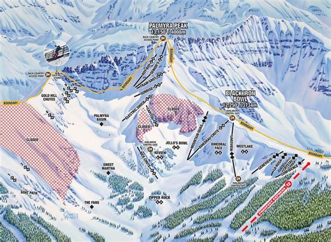 Telluride Trail map - Freeride