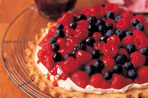 Mary Berry's One Step Ahead: midsummer open fruit tart recipe | Homes ...