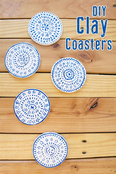 DIY Clay Coasters • Nnena Odim