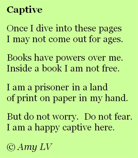 Captive Green Paper Poem