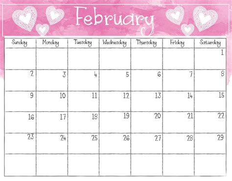 Feb 2024 Free Calendar Templates For - Calendar 2024 February Month