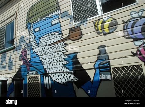 Mural, West End, Brisbane, Queensland, Australia Stock Photo - Alamy