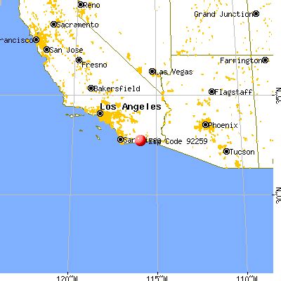 Ocotillo California Map | Time Zones Map