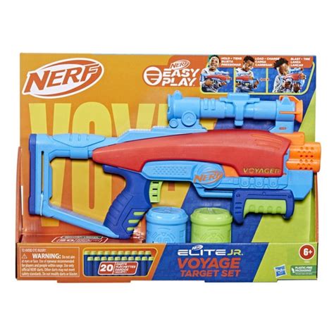 Pistolet Nerf Elite Junior - Pack Voyage Target Set Nerf : King Jouet, Nerf et jeux de tirs Nerf