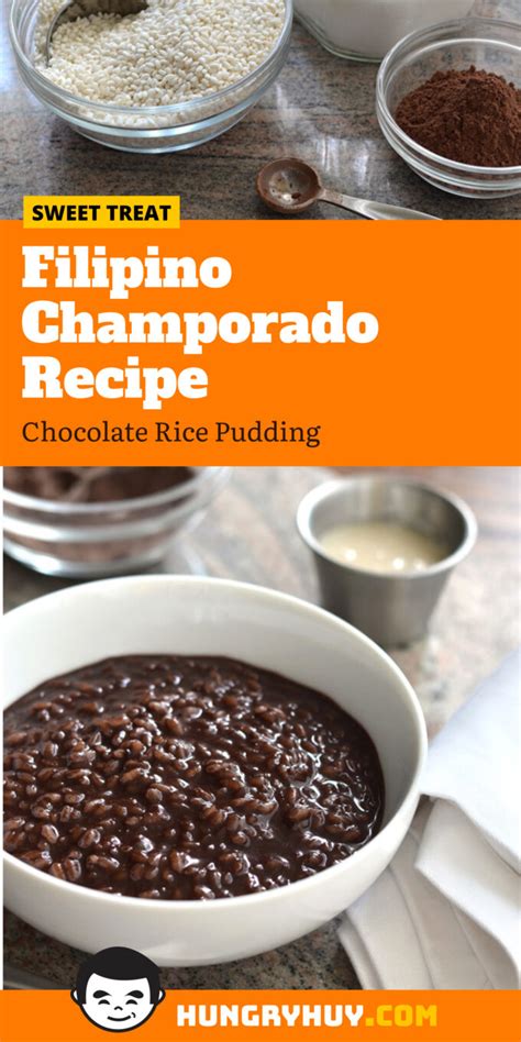 Champorado (Filipino Chocolate Rice Pudding) Recipe - Hungry Huy