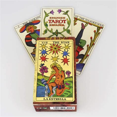 Fournier Español Baraja Tarot clásica de 78 Cartas, Color marrón - Hechizália