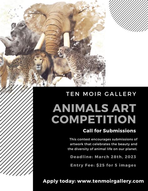 2023 International Animals Art Competition | Photo Contest Deadlines