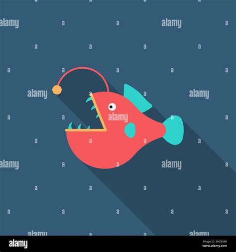 Deep sea angler fish Stock Vector Images - Alamy