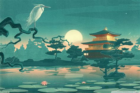 Japanese Anime Temple Wallpapers - Wallpaper Cave