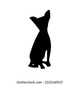 Dog Black White Logo Icon 5 Stock Vector (Royalty Free) 2232160537 ...