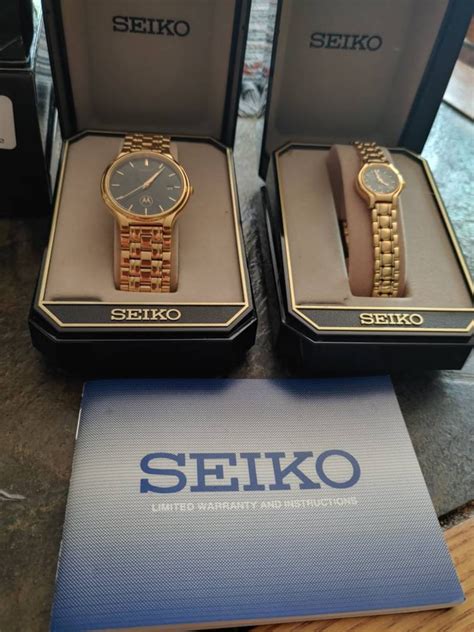 Vintage His & Hers Matching Seiko Watches - Etsy