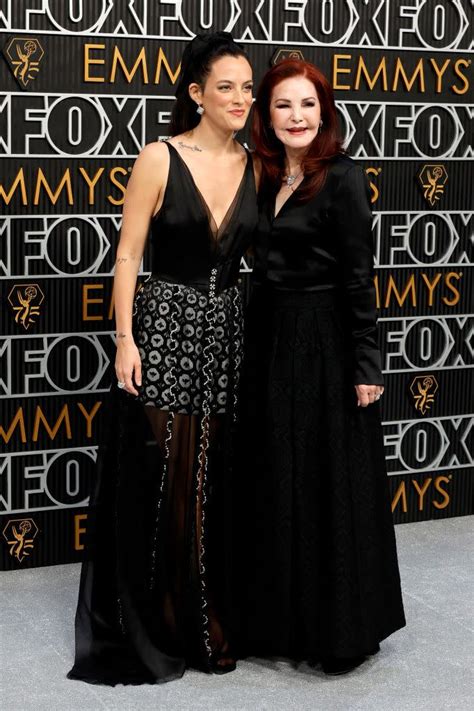 Riley Keough and Priscilla Presley Attend the Emmys Together After ...