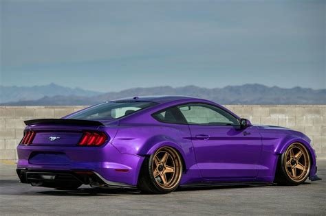 This Lamborghini-Purple Ford Mustang Is Is Low, Wide, And Up For Grabs. It just looks so royal ...