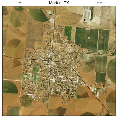 Aerial Photography Map of Morton, TX Texas